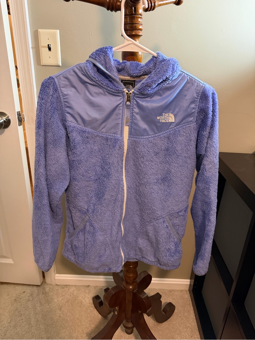 The North Face Lavender Fleece Hooded Jacket
